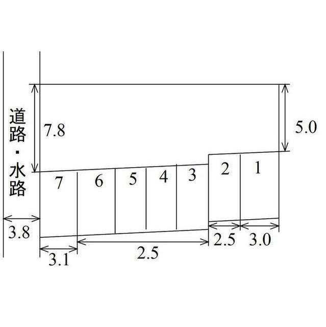岐阜市長良大路１丁目の駐車場の間取り