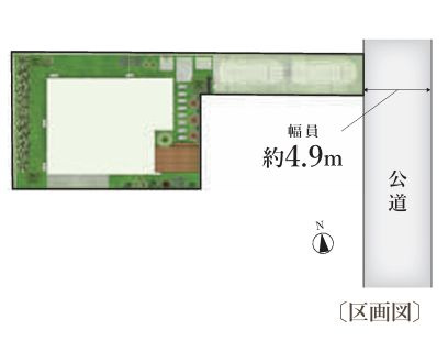 藤沢市片瀬山5丁目　新築戸建ての区画図|区画図「藤沢市片瀬山5丁目新築戸建て」