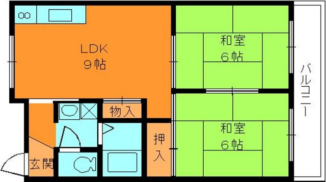 山善ハイツの間取り