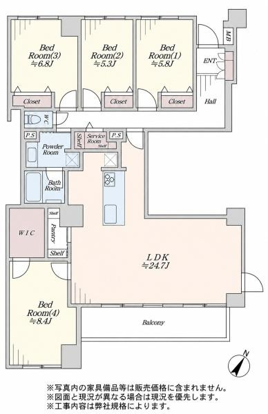 グランフォルム藤が丘の間取り|ゆとりの4LDKのリノベーション住戸♪
お気軽にお問い合わせください。