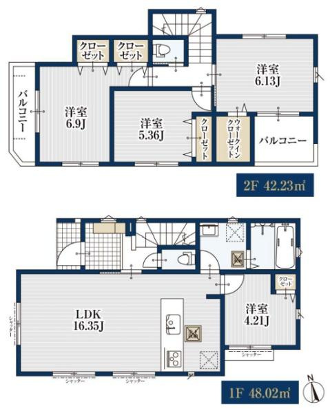 横浜市鶴見区馬場２丁目の新築一戸建の間取り|使い勝手の良い4LDK
お気軽にお問い合わせください。