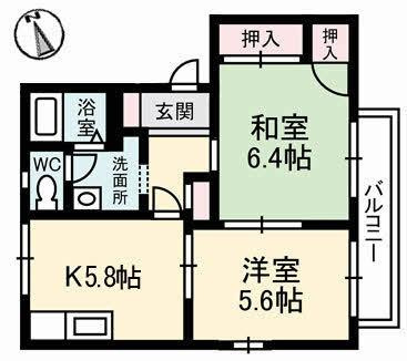 【間取り】 | カーサワンセブン　B棟