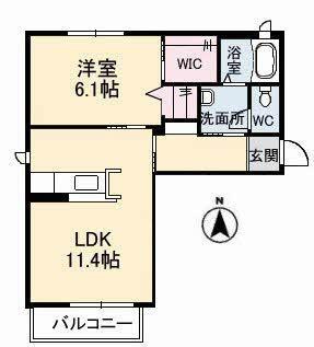 【間取り】 | コムグランデ　Ａ棟