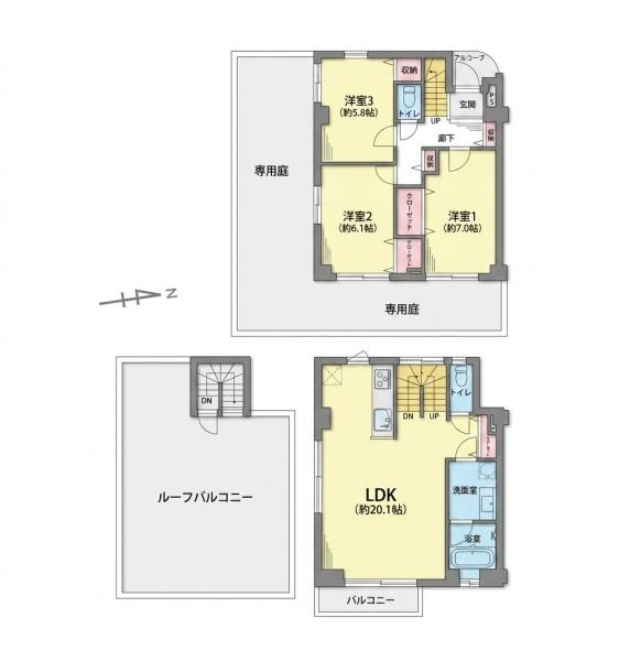 ハインズ青葉台の間取り