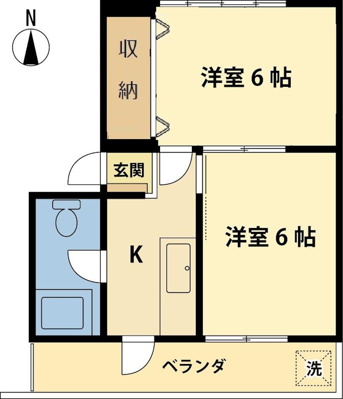 十条ハイツ の間取り