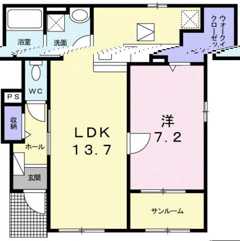 グランド　ソレーユの間取り