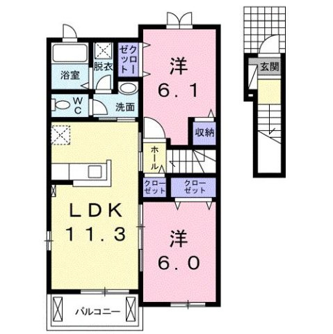 フォレストーリー　Ⅰの間取り