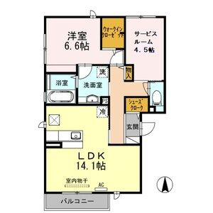 レフィナードの間取り