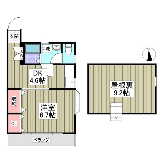ヒルズ皇山の間取り