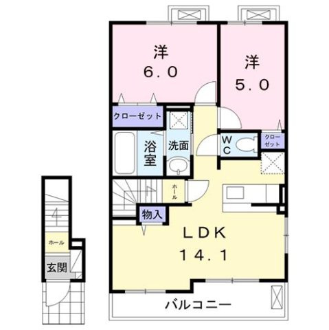 【間取り】 | クオリア　Ⅲ