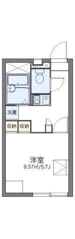 レオパレスバロンドールの間取り