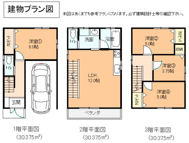 大阪市大正区：土地（古家有）の区画図