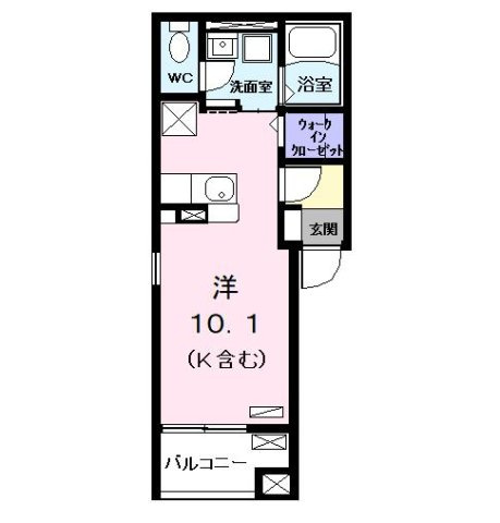 カーサ　カメジマの間取り