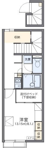 レオパレスエランの森の間取り