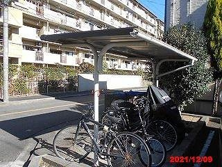 レオパレスＫのその他|屋根付き駐輪場