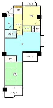 赤坪小菅ビルの間取り
