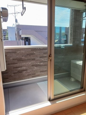 エスポワール朝日のバルコニー