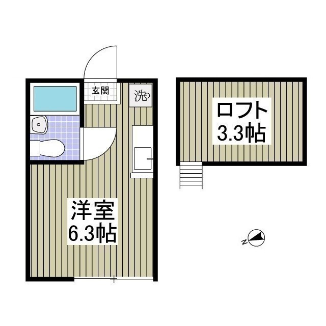 キャピタル八柱の間取り