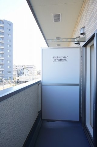 ジェルメ所沢のバルコニー