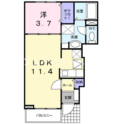 サンセールの間取り