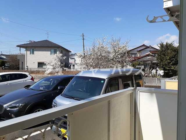 セントラルシティⅡのバルコニー