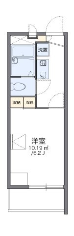レオパレスパーシモンⅡの間取り