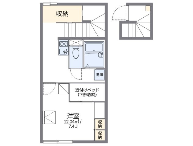 レオパレス若葉の間取り