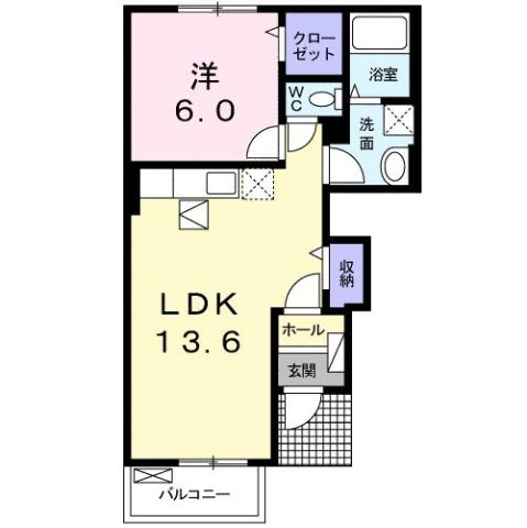 サンガーデン和泉　五番館の間取り