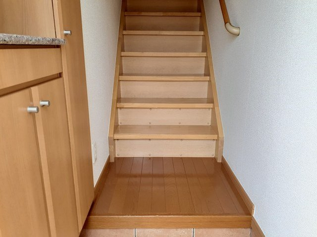 ベルフレージュＡの玄関