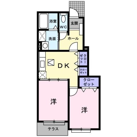 フローラーリアⅡの間取り