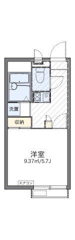 レオパレスＪ　Ｇｒａｃｅみらいの間取り