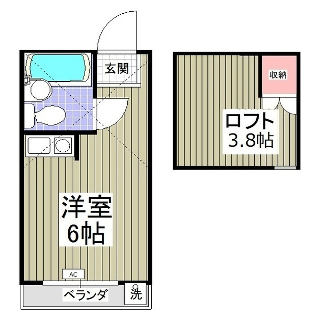 ペンション竹ノ塚の間取り