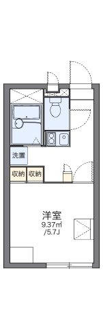 レオパレスドリーム瀬戸内の間取り|代表的な間取のため実際の間取とは異なる場合があります