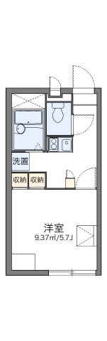レオパレスプランドールの間取り
