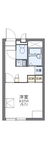レオパレスＢ　Ｆ　プログレの間取り|代表的な間取のため実際の間取とは異なる場合があります