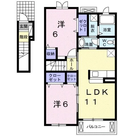レイ・ミノールの間取り