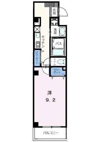 メゾン　ド　リーフの間取り