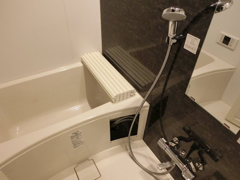 新品家具付きマンション浅草橋7(KaGood東京)の浴室|日々の疲れを癒すお風呂付です