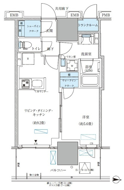 パークアクシス西大島コンフォートスクエアの間取り