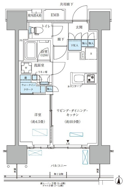 パークアクシス西大島コンフォートスクエアの間取り