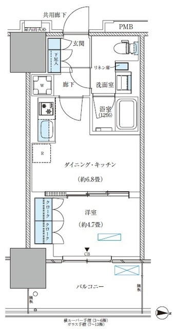 パークアクシス西大島コンフォートスクエアの間取り