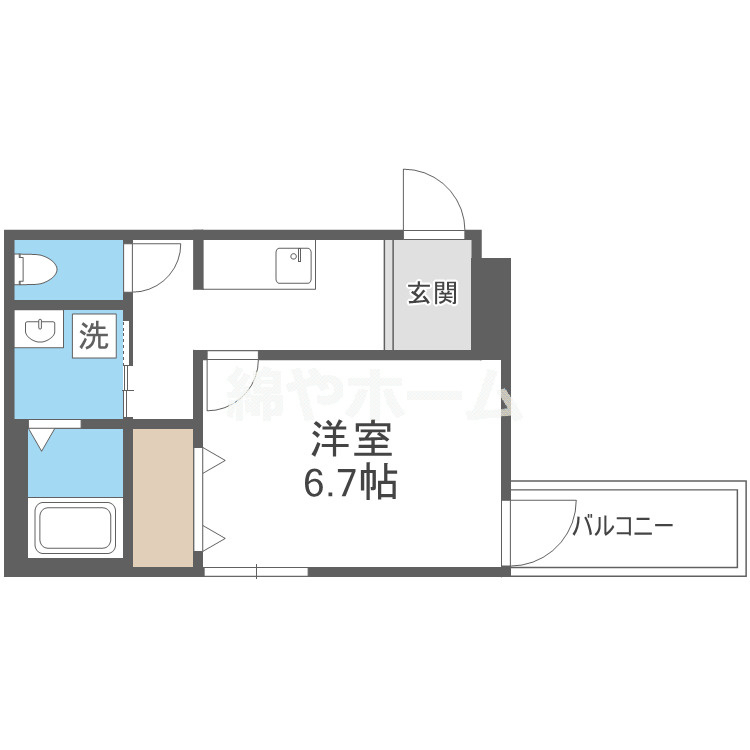 フジパレス住吉東の間取り