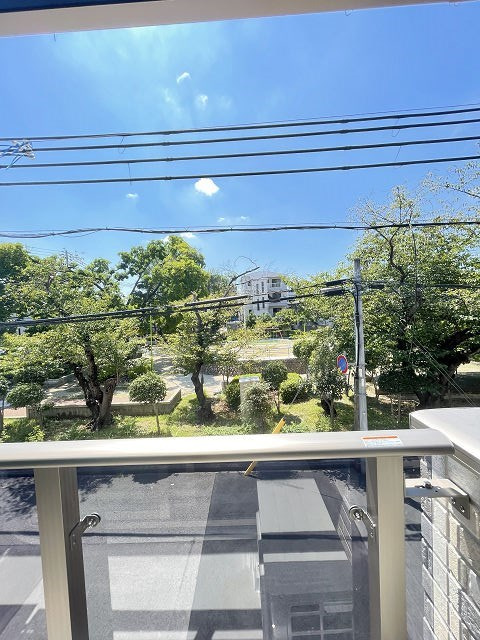 尼崎市東園田町９丁目のアパートの展望