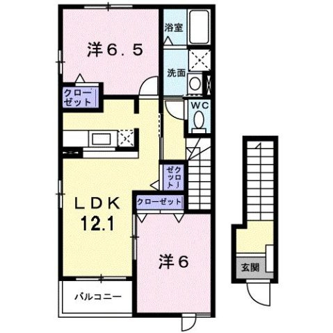 【間取り】 | センターヴィラ・ＩＳ　Ａ