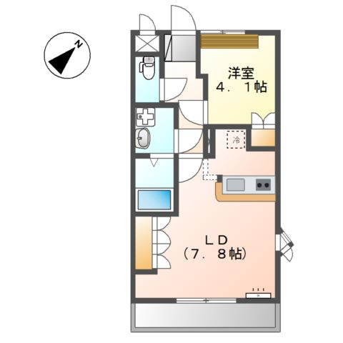 【間取り】 | アップステージ　Ⅰ