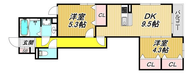 ハウス オブ グレイスの間取り