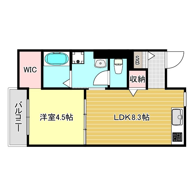 ラヴィ新八代の間取り