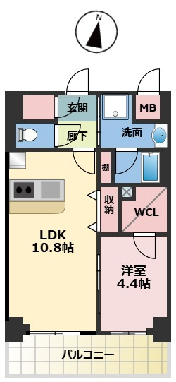 スプランディッド新大阪VIIIの間取り