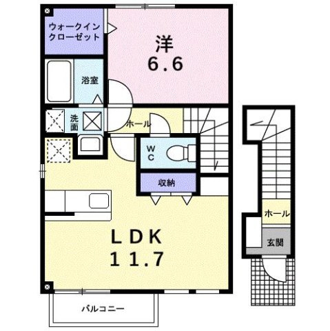ウルム弥生の間取り