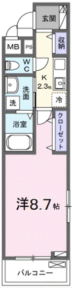 セレーノフォリアの間取り